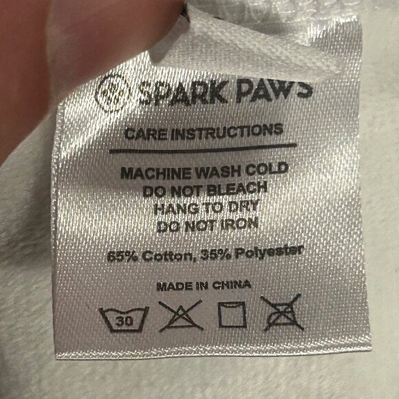 Spark Paws Mens Size 2XL Human Hoodie Blue and Red Plaid EUC - Picture 9 of 11